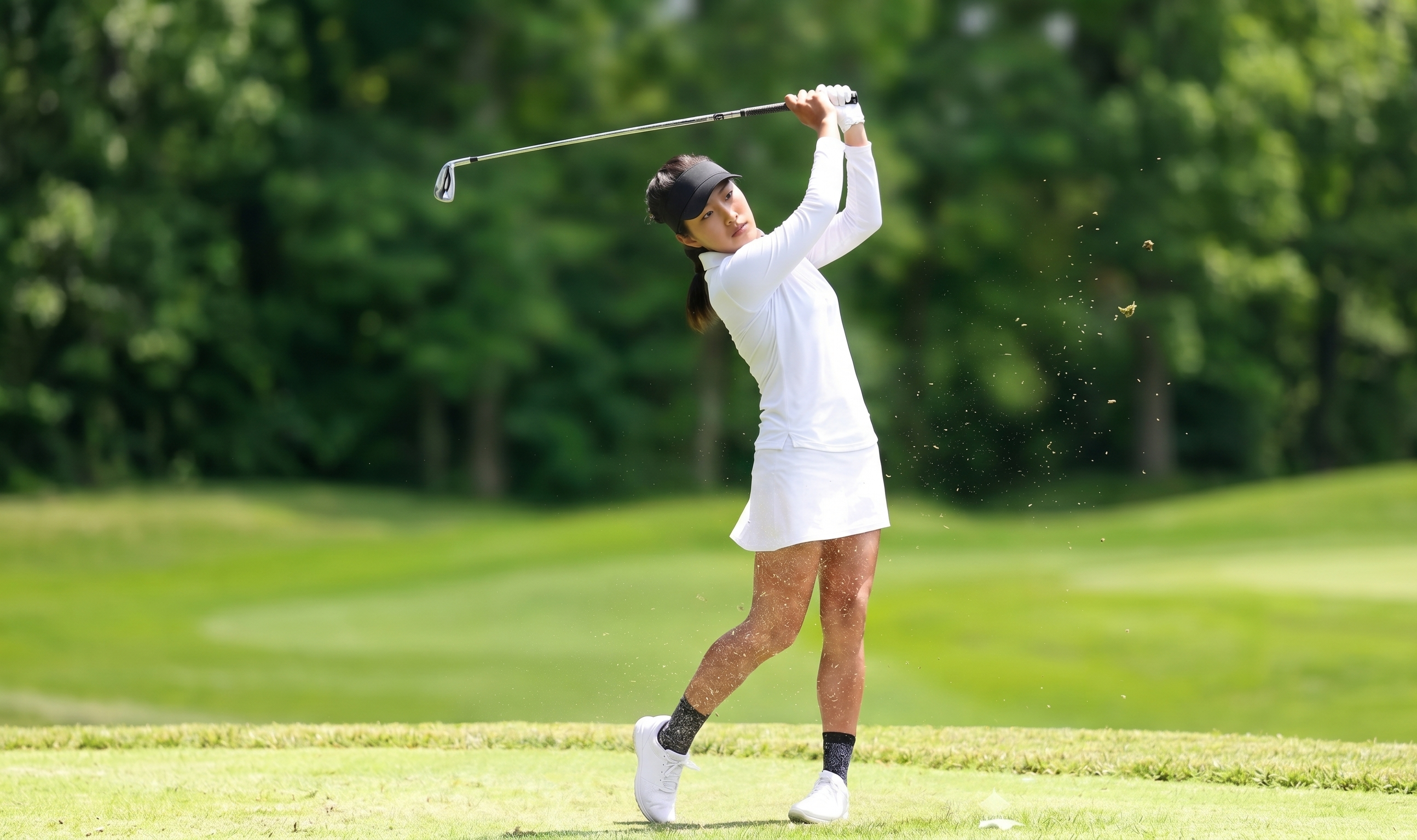 Polo Golf POLYPUS - Detail Material Wanita